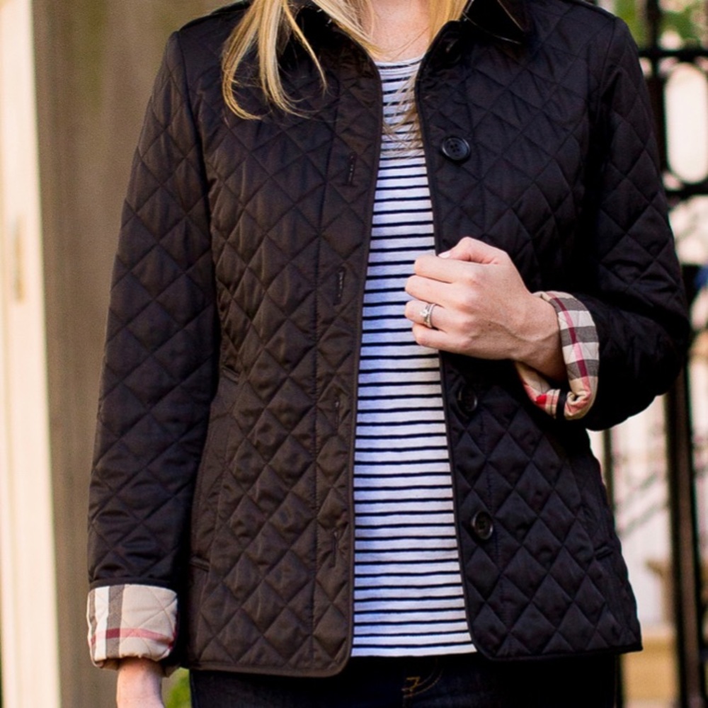Burberry quilted jacket